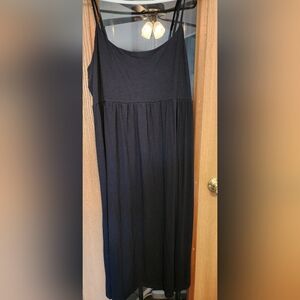 Old Navy Black Maxi Dress with Spaghetti Straps